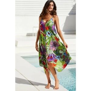 Anthropologie Flowy Mini Dress Coverup